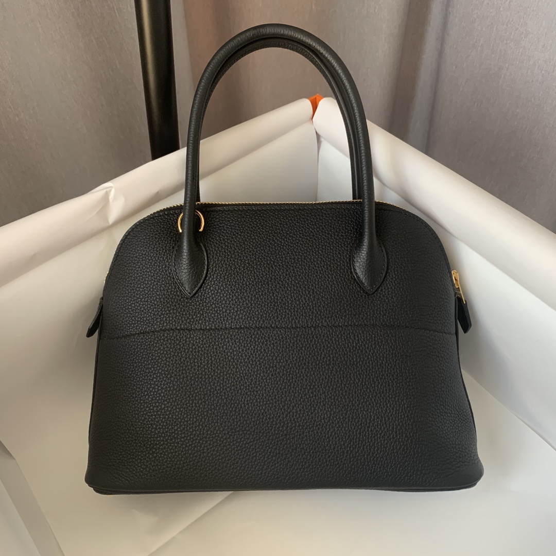 에르메스 볼리드27 블랙 금장 송아지가죽